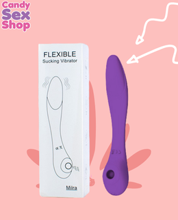 348. Milra Flexible Sucking Vibrator   Morado (ja8258)