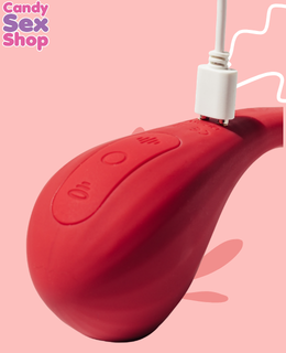 106.  Magic Bobi   2 In 1 Bendable Vibrating   Red (ja6628) (8)