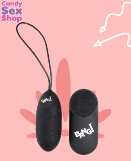 36.  Bang! 28x Nubbed Silicone Egg   Black (ja6306) (2)