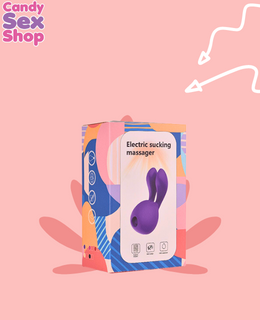 41.  Rabbit 2 In 1   Clit & Nipple Stimulator – Purple  (ja6622)