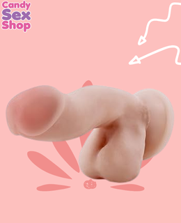 2.  Au Naturel   6.5 Sensa Feel Dildo Beige (ja3860) (3)