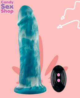 416. Liquid Silicone Series Dildo 8.6 Inch Rechargeable Qsgj 004 (ja8819) (2)