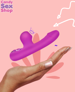 186. Mini Suction Rabbit Vibrator   Purple (ja8009) (2)