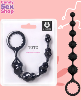 26. S Hande   Toto   Anal Beads   Black (ja6937)
