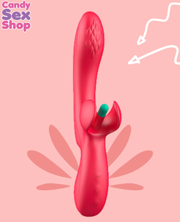 220. Anna Flapping Vibrator   Red (ja8311) (2)