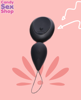 77.  Bang! 10x Vibrating Silicone Egg With Remote Control   Black (ja6077) (4)