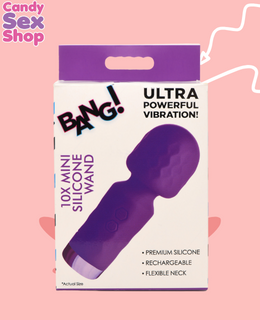 282.10x Mini Silicone Wand – Purple (ja7207)