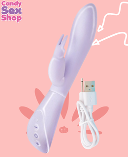 293. Touch Activated Rabbit Vibe   Purple (ja8903) (3)