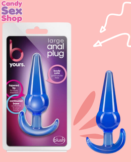 101.  B Yours   Large Anal Plug   Blue (ja5474)