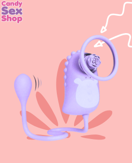 83. Dinosaur Suction, Rotating & Vibrator   Purple (ja8255) (4)