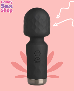 283.10x Mini Silicone Wand – Black (ja7206) (2)