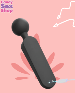 272.  Lilo   Ares Vibrator Wand    Black (ja7007) (5)