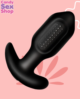 204. Bang! Bumpy Vibrating Silicone Butt Plug (ja8918) (3)