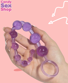 2. Sassy Anal Beads Moradas Hi Basic Chisa (ja3306) (7)