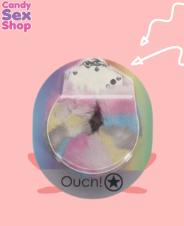 72. Ouch!   Heavy Duty Fluffy Handcuffs   Multicolor 2(ja8222)