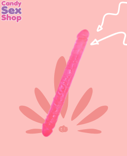 317. Dildo Double Ended 17 Inch   Pink (ja8467) (3)