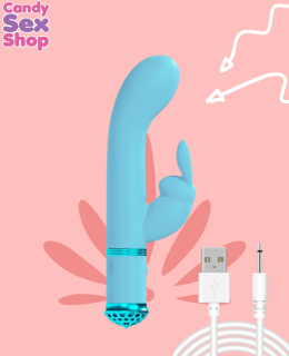225. Belle   10 Function Rabbit Vibe   Silicone – Rechargeable (ja8354) (3)