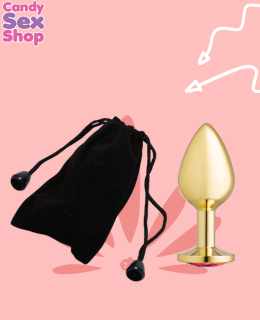 138.  Gold Jeweled Plug   Chico (ja7191) (5)