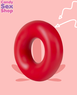 78. Stay Hard   Donut Rings Oversized   Red (ja5770) (4)