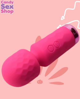 311. 10x Mini Silicone Wand   Pink (ja8007) (4)