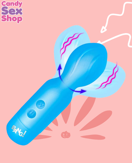 225. Bang! 18x Vibrating Silicone Mini Wand – Blue (ja8910) (3)