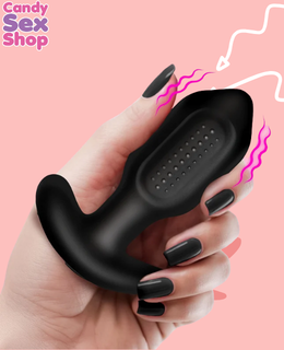 204. Bang! Bumpy Vibrating Silicone Butt Plug (ja8918) (6)