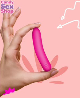 222. Bang! Tapered Silicone Bullet Flexible   Pink (ja8906) (4)