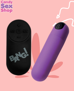 11.  Bang! Vibrating Bullet W Remote Control Purple (ja5761) (2)