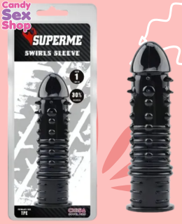 8.  Swirls Sleeve Black Chisa (ja3813)