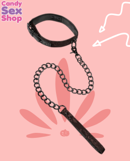 135. Dominant Exclusive Collar With Leash (ja8101) (2)