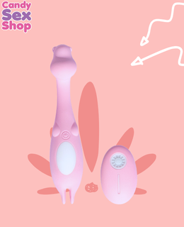 186. Giraffe Vibrator – Pink (ja8245)