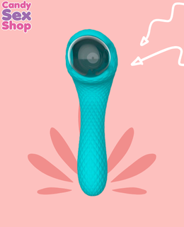 351. Plasma Ball Vibrador 2n1   Teal (ja8247) (2)