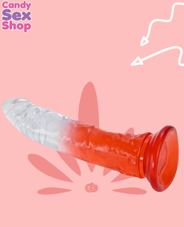 237. Jelly Lover Dildo 8 Inch – Rojo (ja7909) (3)
