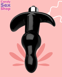 112.  Fr Vibrating Rolling Bumpy Plug   Black (ja6536) (3)