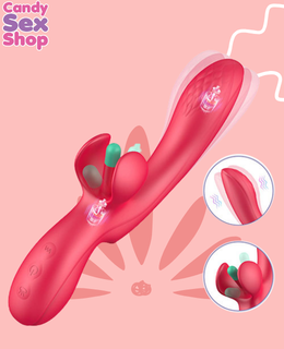 220. Anna Flapping Vibrator   Red (ja8311) (4)