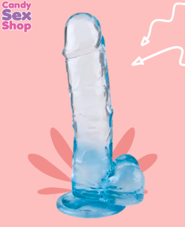 250. Lance´s Cock Jelly Dildo Mediano – Azul (ja7910) (2)