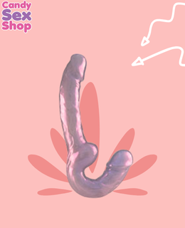 275. Metallic Strapless Double Head Dildo   Varios Colores (ja8065) (5)