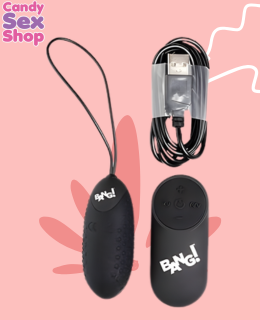 36.  Bang! 28x Nubbed Silicone Egg   Black (ja6306) (4)
