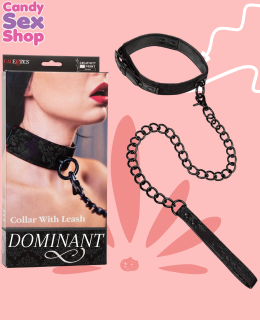 135. Dominant Exclusive Collar With Leash (ja8101)