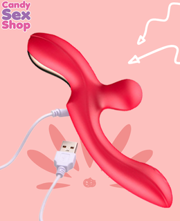 220. Anna Flapping Vibrator   Red (ja8311) (5)