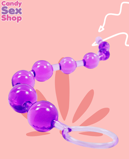2. Sassy Anal Beads Moradas Hi Basic Chisa (ja3306) (3)