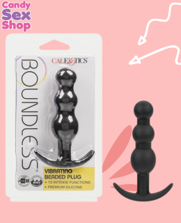35. Boundless Vibrating Beaded Plug (ja8340)