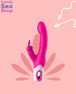 Pink   Abi Rabbit Vibrator   Pink (ja6843) (2)