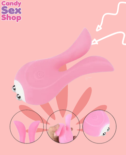 188. Rabbit Ears Vibrator – Pink (ja8279) (4)