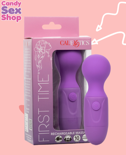 376. First Time® Rech. Mssgr – Purple (ja8542)