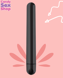 201.  Bang! 10x Slim Metallic Bullet – Black (ja6483) (2)