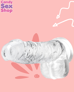 363. Naturally Yours   6 Inch Crystalline Dildo – Diamond (ja8725) (3)