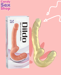 275. Metallic Strapless Double Head Dildo   Varios Colores (ja8065) (3)