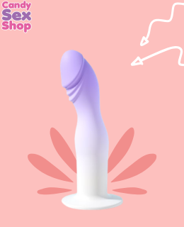 356. Dildo Small Bicolor Liquid Lilo Yt 24056   Purple (ja8700)