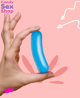 221. Bang! Silicone Bullet Flexible   Blue (ja8907) (3)